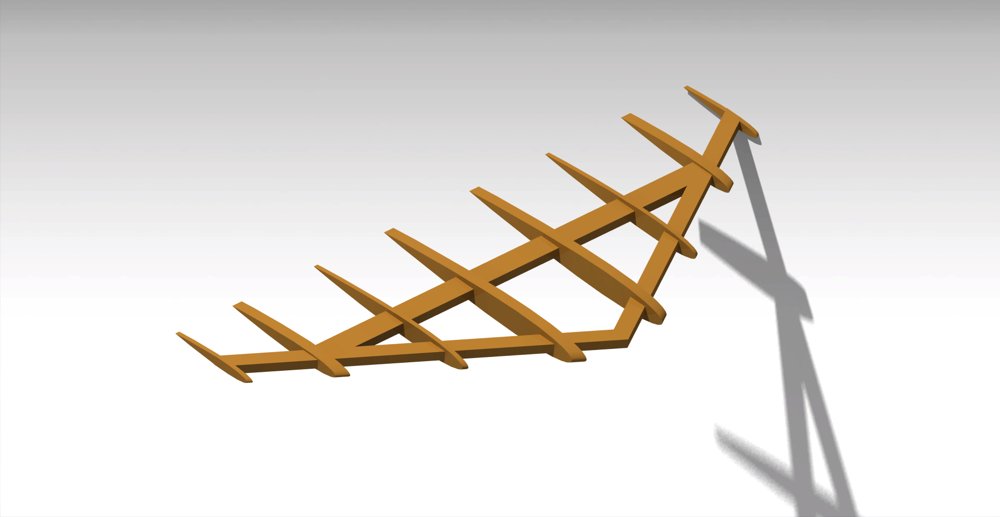 Horizontal stabilizer modeled in CATIA V5