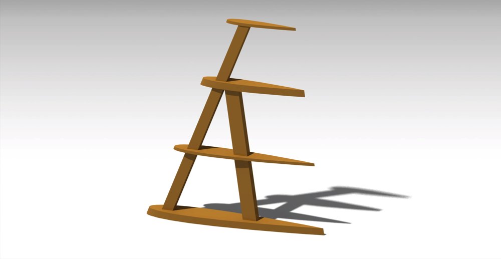 Vertical stabilizer modeled in CATIA V5