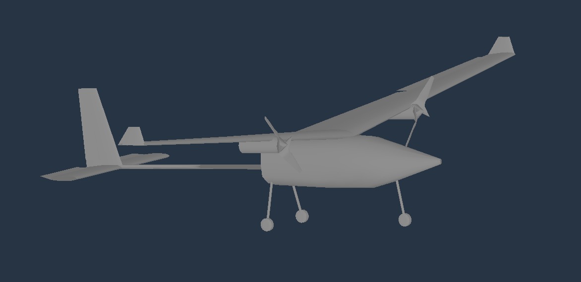 Hawkeye UAV render