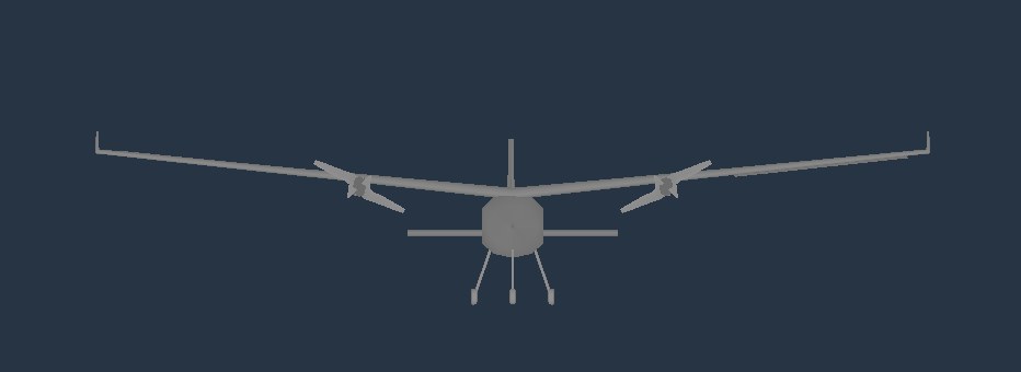 Plane Maker model, front view
