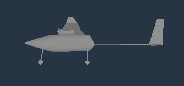 Plane Maker model, side view