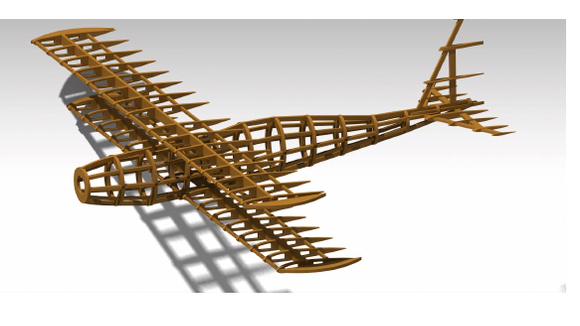 CATIA design of the Grumman F3F biplane scale model
